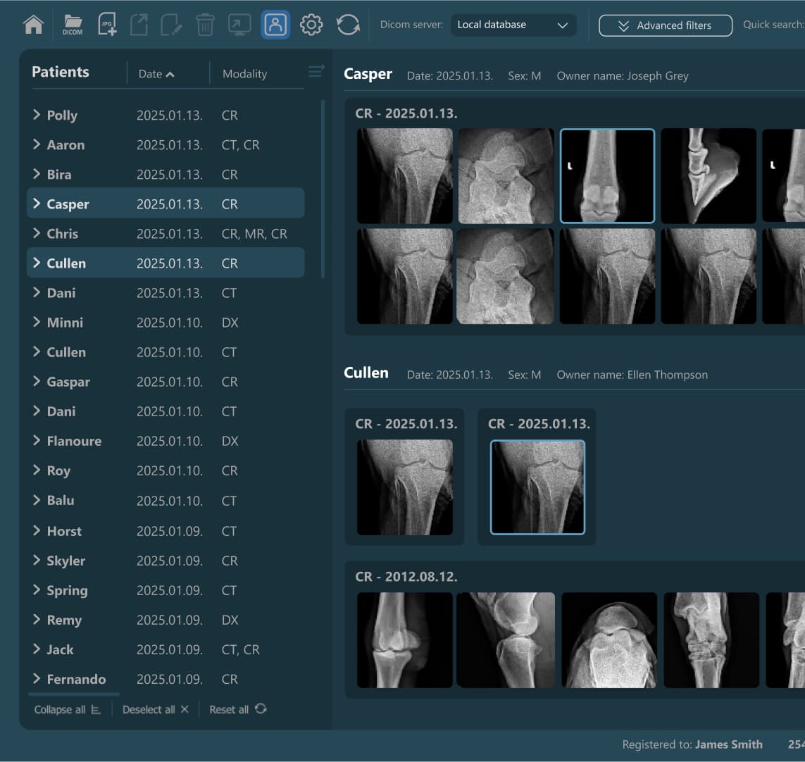 Wide range of modalities